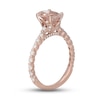 Thumbnail Image 2 of Neil Lane Morganite & Diamond Engagement Ring 1/2 ct tw Round-cut 14K Rose Gold