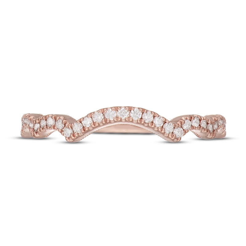 Main Image 3 of Neil Lane Diamond Wedding Band 1/5 ct tw Round-cut 14K Rose Gold