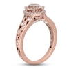 Thumbnail Image 2 of Neil Lane Morganite & Diamond Engagement Ring 1/3 ct tw Round-cut 14K Rose Gold