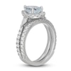 Thumbnail Image 2 of Neil Lane Pear Shaped Aquamarine Bridal Set 1-1/6 ct tw Diamonds 14K White Gold