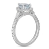 Thumbnail Image 2 of Neil Lane Aquamarine & Diamond Engagement Ring 7/8 ct tw Round-cut 14K White Gold