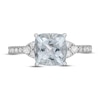 Thumbnail Image 3 of Neil Lane Aquamarine & Diamond Engagement Ring 5/8 ct tw Round-cut 14K White Gold