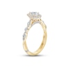 Thumbnail Image 2 of Monique Lhuillier Bliss Diamond Engagement Ring 7/8 ct tw Pear & Round-cut 18K Yellow Gold