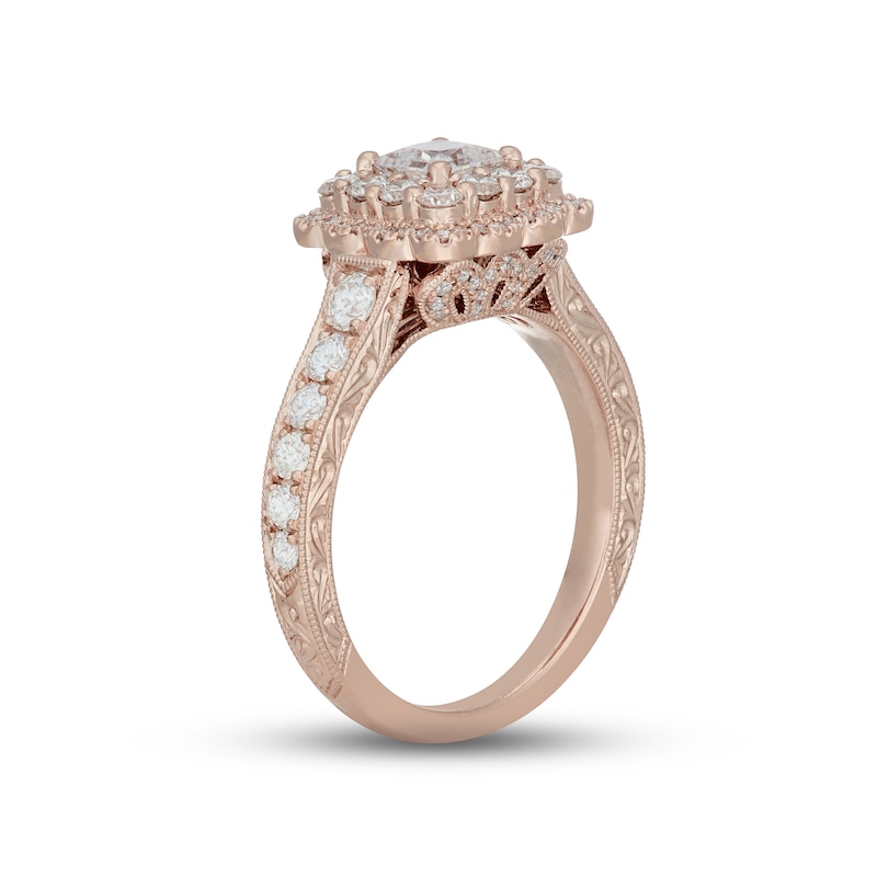 Main Image 2 of Neil Lane Diamond Engagement Ring 1-3/8 ct tw 14K Rose Gold