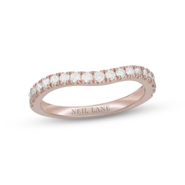 Neil Lane Diamond Wedding Band 1/2 ct tw Round 14K Rose Gold