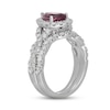 Neil Lane Pink Tourmaline & Diamond Bridal Set 1 ct tw 14K White Gold