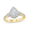 Thumbnail Image 1 of Monique Lhuillier Bliss Pear-Shaped Diamond Engagement Ring 1-1/4 ct tw 18K Two-Tone Gold