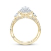 Thumbnail Image 3 of Monique Lhuillier Bliss Pear-Shaped Diamond Engagement Ring 1-1/4 ct tw 18K Two-Tone Gold