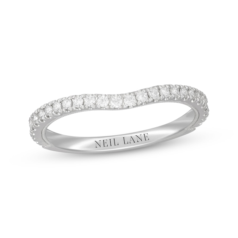 Main Image 7 of Neil Lane Round-Cut Diamond Wedding Band 1/3 ct tw 14K White Gold