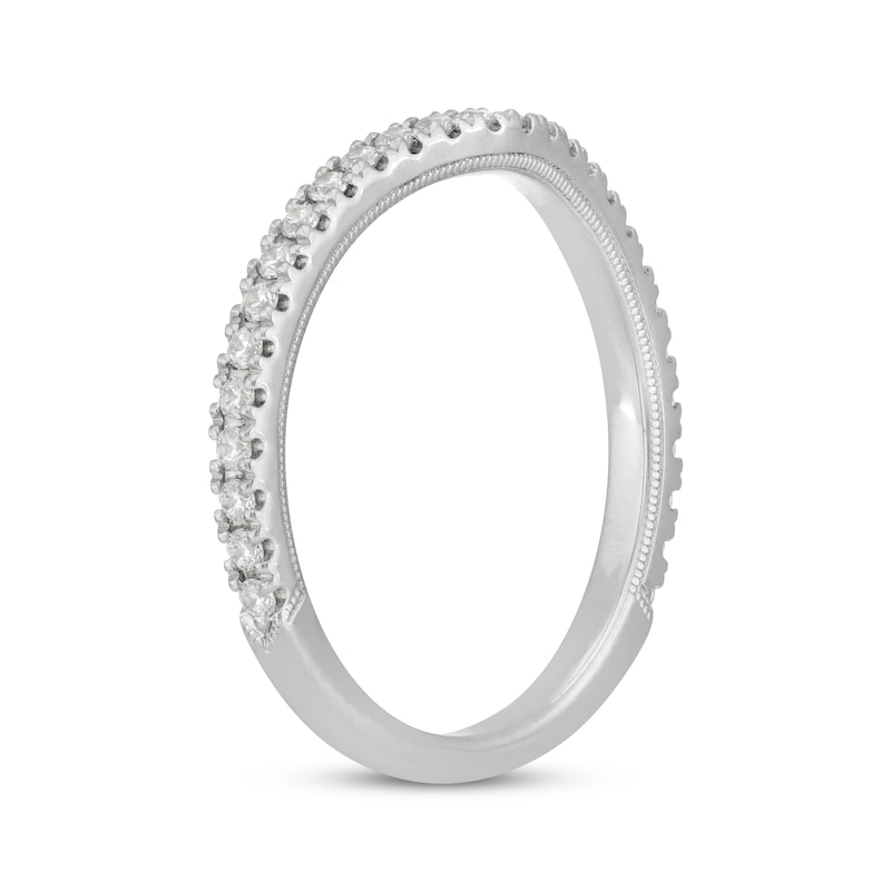 Main Image 8 of Neil Lane Round-Cut Diamond Wedding Band 1/3 ct tw 14K White Gold