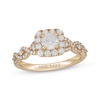 Thumbnail Image 1 of Neil Lane Round-Cut Diamond Cushion Frame Engagement Ring 1 ct tw 14K Yellow Gold