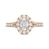 Thumbnail Image 3 of Neil Lane Oval-Cut Diamond Halo Engagement Ring 1-5/8 ct tw 14K Yellow Gold