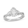 Thumbnail Image 1 of Neil Lane Pear-Shaped Diamond Three-Stone Engagement Ring 1 ct tw 14K White Gold