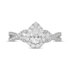 Thumbnail Image 3 of Neil Lane Pear-Shaped Diamond Three-Stone Engagement Ring 1 ct tw 14K White Gold