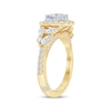 Thumbnail Image 2 of Monique Lhuillier Bliss Oval-Cut Diamond Engagement Ring 1-1/4 ct tw 18K Two-Tone Gold