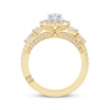 Thumbnail Image 3 of Monique Lhuillier Bliss Oval-Cut Diamond Engagement Ring 1-1/4 ct tw 18K Two-Tone Gold