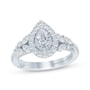 Thumbnail Image 0 of Monique Lhuillier Bliss Pear-Shaped Diamond Engagement Ring 1-1/4 ct tw 18K White Gold
