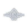 Thumbnail Image 3 of Monique Lhuillier Bliss Pear-Shaped Diamond Engagement Ring 1-1/4 ct tw 18K White Gold