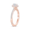 Thumbnail Image 2 of Monique Lhuillier Bliss Oval-Cut Diamond Engagement Ring 1 ct tw 18K Rose Gold