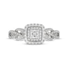 Thumbnail Image 6 of Neil Lane Princess-Cut Diamond Double Cushion Frame Twist Engagement Ring 3/4 ct tw 14K White Gold