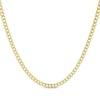 Thumbnail Image 1 of Solid Curb Chain Necklace 3.1mm 14K Yellow Gold 20&quot;