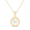 Thumbnail Image 0 of Unstoppable Love Diamond XO Necklace 1/4 ct tw 10K Yellow Gold 19"