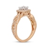 Thumbnail Image 2 of Neil Lane Princess-Cut Diamond Halo Engagement Ring 1-1/4 ct tw 14K Two-Tone Gold