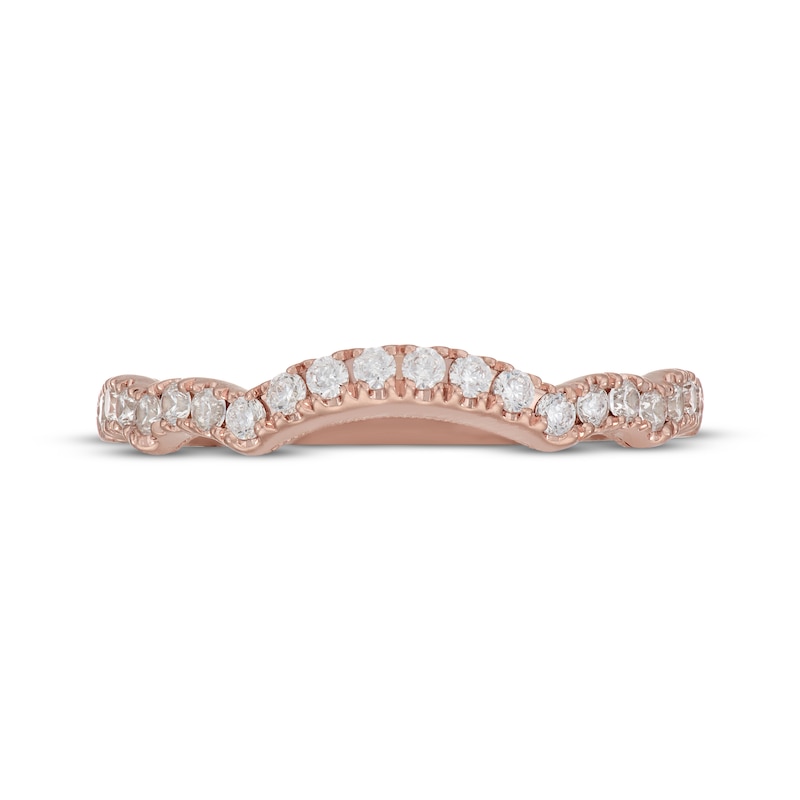 Main Image 3 of Neil Lane Diamond Contoured Wedding Band 1/3 ct tw 14K Rose Gold