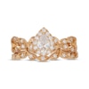 Thumbnail Image 3 of Neil Lane Pear-Shaped Diamond Halo Twist Shank Bridal Set 3/4 ct tw 14K Yellow Gold