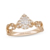 Thumbnail Image 4 of Neil Lane Pear-Shaped Diamond Halo Twist Engagement Ring 5/8 ct tw 14K Yellow Gold