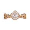 Thumbnail Image 6 of Neil Lane Pear-Shaped Diamond Halo Twist Engagement Ring 5/8 ct tw 14K Yellow Gold