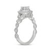 Thumbnail Image 5 of Neil Lane Pear-Shaped Diamond Double Halo Engagement Ring 3/4 ct tw 14K White Gold