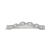 Thumbnail Image 9 of Neil Lane Diamond Milgrain Twist Contour Wedding Band 1/10 ct tw 14K White Gold