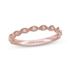 Thumbnail Image 1 of Neil Lane Diamond Milgrain Twist Wedding Band 1/10 ct tw 14K Rose Gold