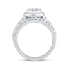 Thumbnail Image 3 of Multi-Diamond Heart Halo Bridal Set 1 ct tw 14K White Gold