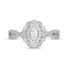 Thumbnail Image 3 of Neil Lane Bridal Oval-Cut Diamond Halo Engagement Ring 5/8 ct tw 14K White Gold