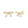 Thumbnail Image 1 of Diamond Bow Stud Earrings 1/10 ct tw 10K Yellow Gold