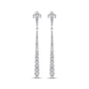 Thumbnail Image 2 of Lab-Grown Diamonds by KAY Graduated Drop Earrings 1 ct tw 14K White Gold