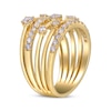 Thumbnail Image 2 of Diamond Five-Row Fashion Ring 1 ct tw 14K Yellow Gold