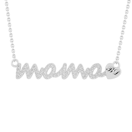 'Mama' Heart Necklace (1 Initial)