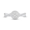 Thumbnail Image 1 of Multi-Diamond Engagement Ring 1/2 ct tw Round-cut 14K White Gold