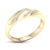 Thumbnail Image 2 of Men's Diamond Wedding Band 1/20 ct tw Round-Cut 10K Yellow Gold