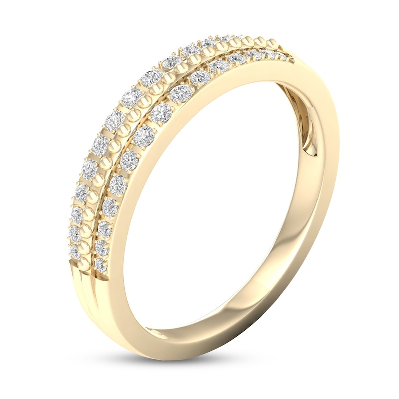 Main Image 2 of Diamond Wedding Band 1/6 ct tw Round-cut 10K Yellow Gold