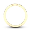 Thumbnail Image 4 of Adore Diamond Wedding Band 1/6 ct tw Round-Cut 10K Yellow Gold