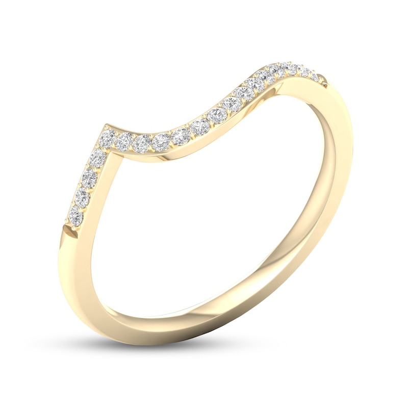 Main Image 2 of Diamond Wedding Band 1/10 ct tw Round-Cut 10K Yellow Gold