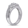 Thumbnail Image 3 of Diamond Bridal Set 1/2 ct tw Round-cut 10K White Gold