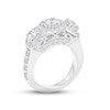 Thumbnail Image 2 of Diamond Three-Stone Engagement Ring 2 ct tw Round-cut 14K White Gold