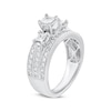 Thumbnail Image 2 of Princess-Cut Diamond Three-Stone Engagement Ring 1 ct tw 14K White Gold