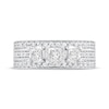 Thumbnail Image 3 of Princess-Cut Diamond Three-Stone Engagement Ring 1 ct tw 14K White Gold