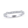 Thumbnail Image 1 of THE LEO Legacy Lab-Grown Diamond Round-Cut Wedding Band 1/5 ct tw 14K White Gold